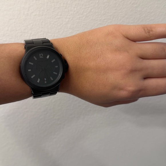 Michael Kors Black Stainless Steel Watch - Picture 6 of 10